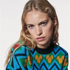 BNWT ZARA MULTICOLOURED Disney Mickey Mouse Knit Jumper Sweater M 0021/118  $49.00