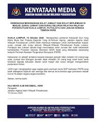 Adakah perlu solat jumaat ketika pkp. Sembahyang Jumaat Kuala Lumpur