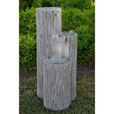 Alpine Corporation Tiering Column Fountain With Led Lights Walmart Com Round Column Outdoor Fountain Fountain