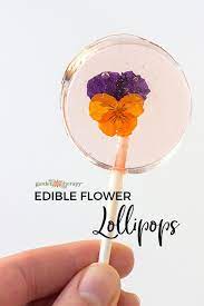 Flower delivery in toronto & the gta, incl. A Sweet Garden Party Treat Edible Flower Lollipops Garden Therapy