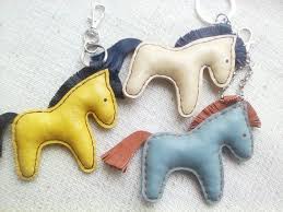 Horse Keychain Bag Charm Charm Leather Keychain Leather Horse Charm Accessories For Bag Leather Leather Bag Pattern Leather Accessories Leather Keychain