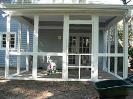 Pictures of screened in patios. Before After Screen Porch Photos Exovations