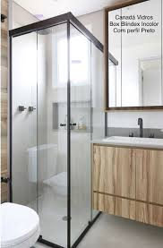 Banheiros Pequenos E Modernos Com Box De Vidro In 2020 Douche Waskamer