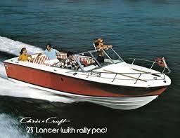 Chris Craft Lancer 23 Record Vintage Boats Chris Craft Boats Boat