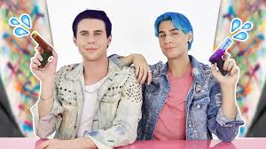 Brad mondo, u look so beautiful with this red hair! I Tried Squirt Gun Hair Color With My Twin Youtube