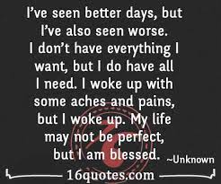 Life Is Not Perfect Quotes Quotesgram