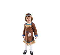 Finden sie kostüme für halloween. Brown Indian Fransen Baby Kostum