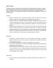 Berjaya corporation berhad (bcorp) is an investment holding conglomerate group. Swot Bcg V2 Docx Swot Analysis A Swot Strengths Weaknesses Opportunities And Threats Analysis Can Help You Identify And Summaries The Key Issue Course Hero