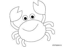 Cute Crab Coloring Page Coloring Pages Christmas Coloring Pages Crafts By Month
