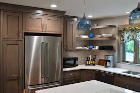 It is the hardest, heaviest and strongest american wood hickory is a very heavy, hard and dense wood. Showplace Cabinetry Inset Shaker W Rockport Grey Wash Finish And Open Shelving Kbr Design Kitchens By Rich Eckler