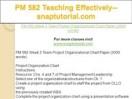 Pm 582 Teaching Effectively Snaptutorial Com Ppt Download
