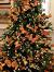 Color Orange Christmas Tree Decorations