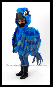 Fancy Dress Bird Costume For Kids Magnificent Blue Macaw Costume From Rio Blue Macaw Cool Halloween Costumes Fancy Dress Costumes Kids
