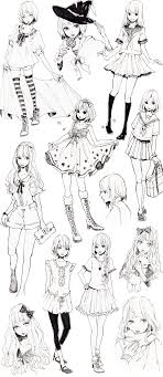 All The Poses Manga Drawing Sketches Drawings