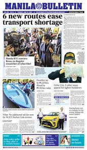This date was 319 days ago. Get Your Digital Copy Of Manila Bulletin June 16 2020 Issue