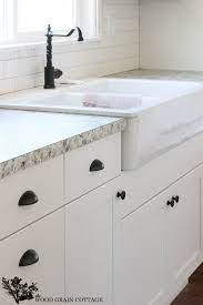 Understand cabinet styles to make the best decision for your cabin kitchen. Fixer Upper Update Cabinet Hardware The Wood Grain Cottage White Kitchen Remodeling Kitchen Remodel New Kitchen Cabinets