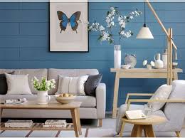 Creare Un Soggiorno Classico Moderno Azzurro E Legno Noce Notizie In Vetrina
