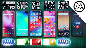 Subscribe for more content (it's free) : Oneplus 7 Pro Vs Samsung S10 Plus Iphone Xs Max P30 Pro Xiaomi Mi 9 Battery Life Drain Test Youtube