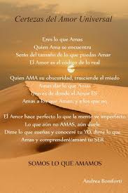 Certezas Del Amor Universal Amor Motivacion Que Te Mejores