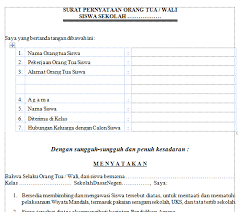 Seperti apa contoh surat pernyataan yang benar? Surat Pernyataan Orang Tua Wali Pada Ppdb Dicariguru Com