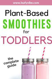Use prune juice with frozen blueberries or mixed berries; The Leafy Vibe Guide To Plant Based Smoothies For Babies And Toddlers Leafy Vibe