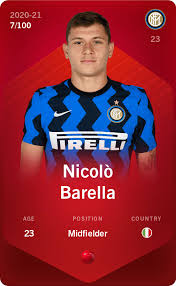 Free icons of barella in various ui design styles for web, mobile, and graphic design projects. Nicolo Barella 2020 21 Rare 7 100