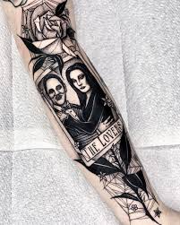To order a customised piece of art, please send me a direct message/email to talk through options and ideas before committing to a purchase. Angelo Parente On Instagram Gomez And Morticia Addamsfamily Blackwork Inkedmag Dotworker Gomezandmorticia Matching Tattoos Tarot Tattoo Tattoos