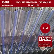 Atap jenis ini memang bukanlah jenis baru karena sudah ada sejak dahulu kala. Atap Fiber Gelombang 3m Fiber Gelombang Transparent 80cm X 3m Par Lazada Indonesia