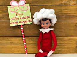 Bernards save christmas, a fox cub's tale, an elf's story & joy bag 4.7 out of 5 stars 85 $41.95 $ 41. Cotton Headed Ninny Muggins Elf On The Shelf Printable Mama Cheaps