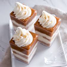 No Bake Caramel Cheesecake Shooters Caramel Desserts Baked Caramel Caramel Cheesecake