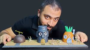 قاع الهامور بيوت الأستاذ سفنجة وشفيق وبسيط😅