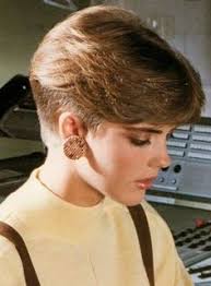 Go for a shorter pixie cut but create some different lengths by the sides of your ears and in the back of your cut. Wedge Haircut
