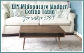 Diy Mid Century Modern Coffee Table Mid Century Modern Coffee Table Modern Coffee Table Diy Homemade Coffee Tables