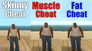 Gta San Andreas Body Cheats - Muscle, Fat And Skinny Cheat Codes - Youtube
