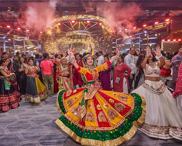 Mumbai, Falguni Pathak is back. ❤️🪔 Get ready for that unmistakable  feeling — the music, the Garba, the devotion and the memories that make  Navratri what it is. ✨ 📍 Jio World Convention Centre, Mumb