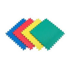 Norsk Multi Purpose 24 In X 24 In Interlocking Multi Color Foam Flooring Recyclamat 4 Pieces 240147 The Home Depot Interlocking Foam Mats Interlocking Tile Foam Flooring