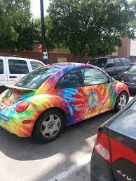 Rainbow Vw Bug In Dallas Tx Volkswagen Vans Dream Cars Happy Hippie