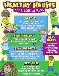 Healthy Habits For Healthy Kids Chart Healthy Habits For Kids Kids Health Healthy Kids