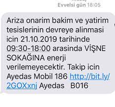 Türkiye çapındaki elektrik kesintisi şok etti! Ayedas Destek On Twitter Merhaba Ben Arzu Talebiniz Ile Ilgili Size Yardimci Olabilmem Icin Telefon Numaranizi Mesaj Yoluyla Paylasir Misiniz Https T Co Fe5xnisisp Https T Co Zqbxuivxsr
