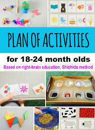 Plan Of Activities Based On Shichida Method Of Right Brain Education Development On Photogra Toddler Learning Activities Toddler Activities Infant Activities