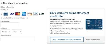Maybe you would like to learn more about one of these? Alaska Airlines Credit Card 30000 Miles 100 Statement Credit