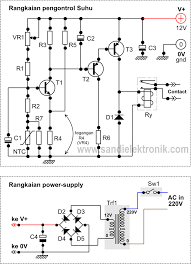 Berikut ini adalah penjelasan skema mikser buatan behringer dengan kode e8. Pengontrol Panas Dengan Transistor Sandi Elektronik