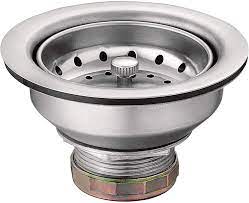 Moen 22036 3 1 2 Inch Kitchen Sink Stainless Steel Basket Strainer With Drain Assembly Stainless Bathroom Sink And Tub Drain Strainers Amazon Com The small tube that slopes up is for a dishwasher drain to hook to.