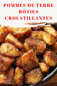 Pommes De Terre Roties Croustillantes Ce Sont Les Pommes De Terre Les Plus Croustillant En 2020 Recettes De Cuisine Pommes De Terre Au Parmesan Pommes De Terre Roties