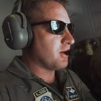 Alabama Air National Guard (ALANG) MASTER Sergeant (MSGT) Tony Boykin, Boom  Operator, 106th Aerial Refueling Squadron (ARS), 117th Aerial Refueling  Wing (ARW), KC-135R Stratotanker aerial refueling aircraft, refuels a US  Air Force (