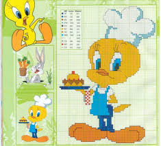 Tweety Bird Cross Stitch Pattern Tweety Bird Disney Cross Stitch Cross Stitch Patterns Free Beautiful Cross Stitch