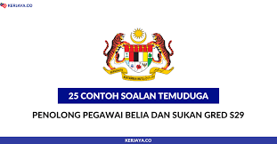 Kepada anda yang berada dalam 2.6 peratus ini,saya ucapkan tahniah dan selamat maju jaya.memandangkan ramai yang menanyakan tips kepada saya, saya berikan sedikit tips ini.mungkin sedikit membantu. 25 Contoh Soalan Temuduga Penolong Pegawai Belia Dan Sukan Gred S29