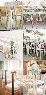 20 Elegant Wedding Chair Decoration Ideas With Fabric And Ribbons Oh Best Day Ever Wedding Chair Decorations Wedding Chair Decorations Ribbon Wedding Chairs