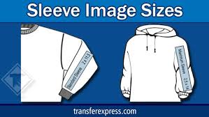 Sizing Chart With Common Shirt Sleeve Design Image Sizes