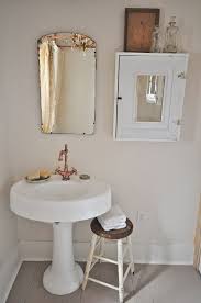Eclectic Home Tour Vintage Whites Vintage Bathrooms Wall Mirror Decor Living Room Vintage Bathroom